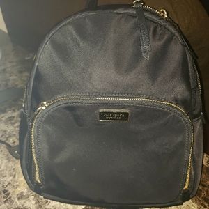 Kate Spade black nylon backpack